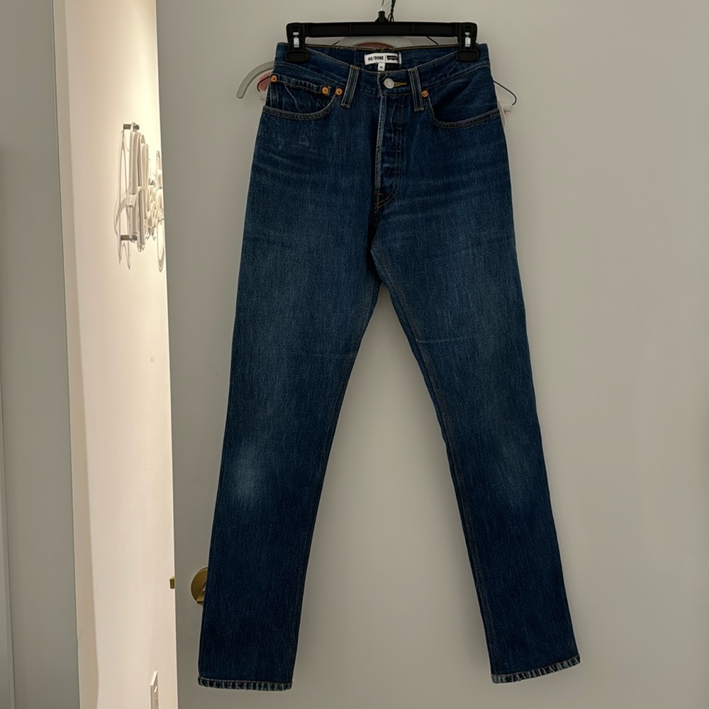 NWT REDONE X LEVIS JEANS STRAIGHT LEG